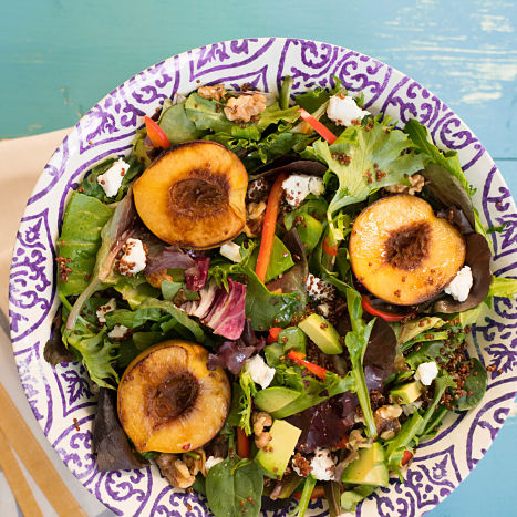 Grilled Peach Ginger Salad Website Resized