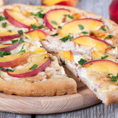 Peach Chicken Pizza Large Opt